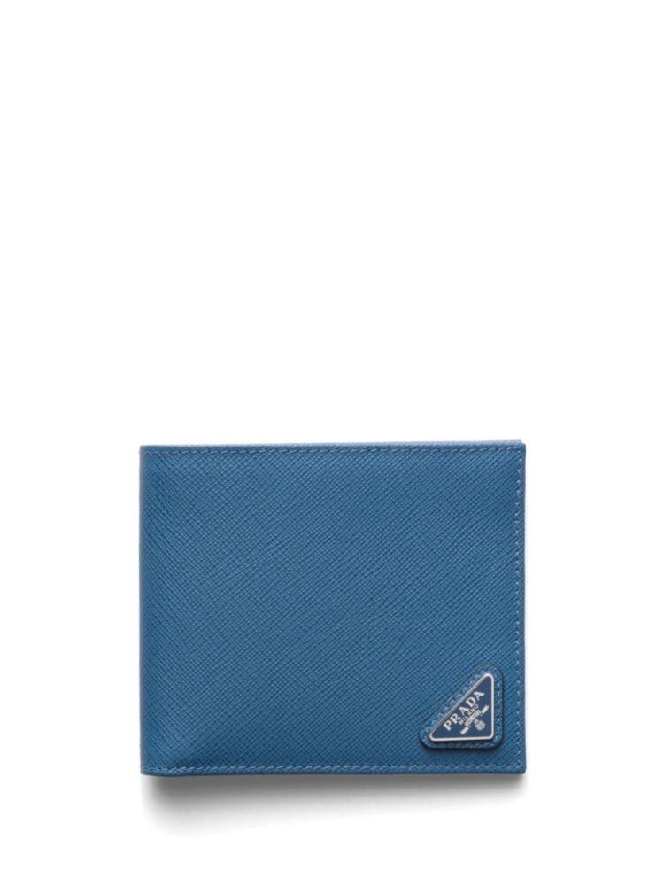 Prada Saffiano leather wallet - Blue Cover