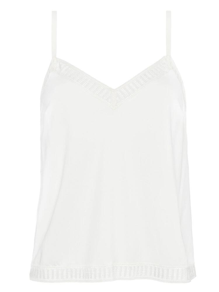 ERES Sandra Graphic V-neck camisole - White Cover