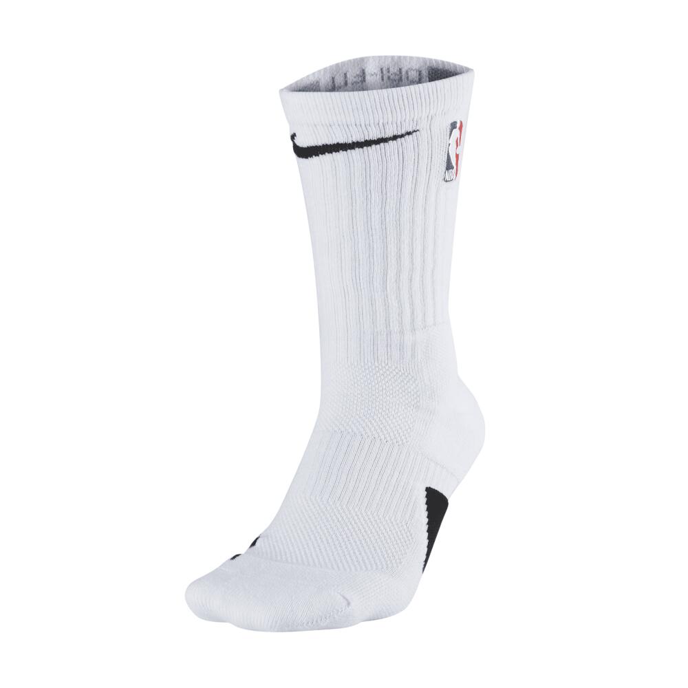 Nike Unisex Elite NBA Crew Socks in White Cover