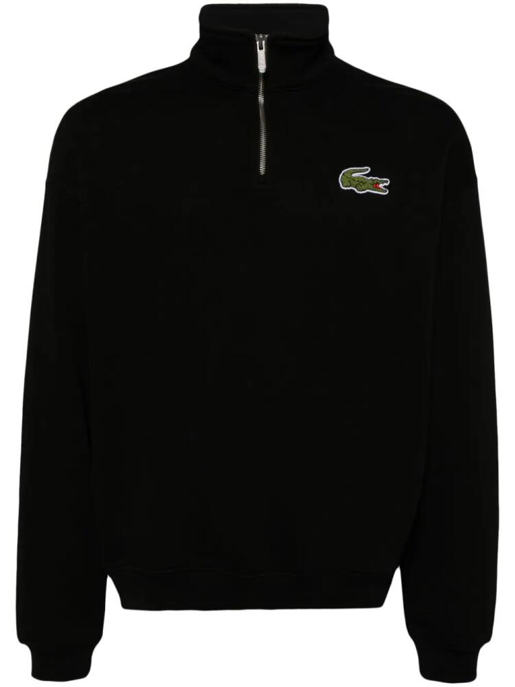 Lacoste half-zip sweatshirt - Black Cover