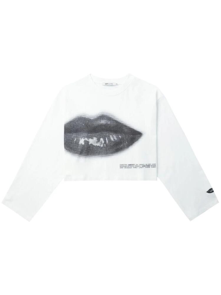 SJYP graphic-print t-shirt - White Cover