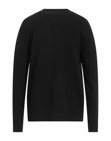 Oamc Man Sweater Black Wool Cover