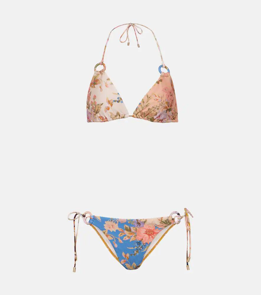 Zimmermann August printed triangle bikini Cover