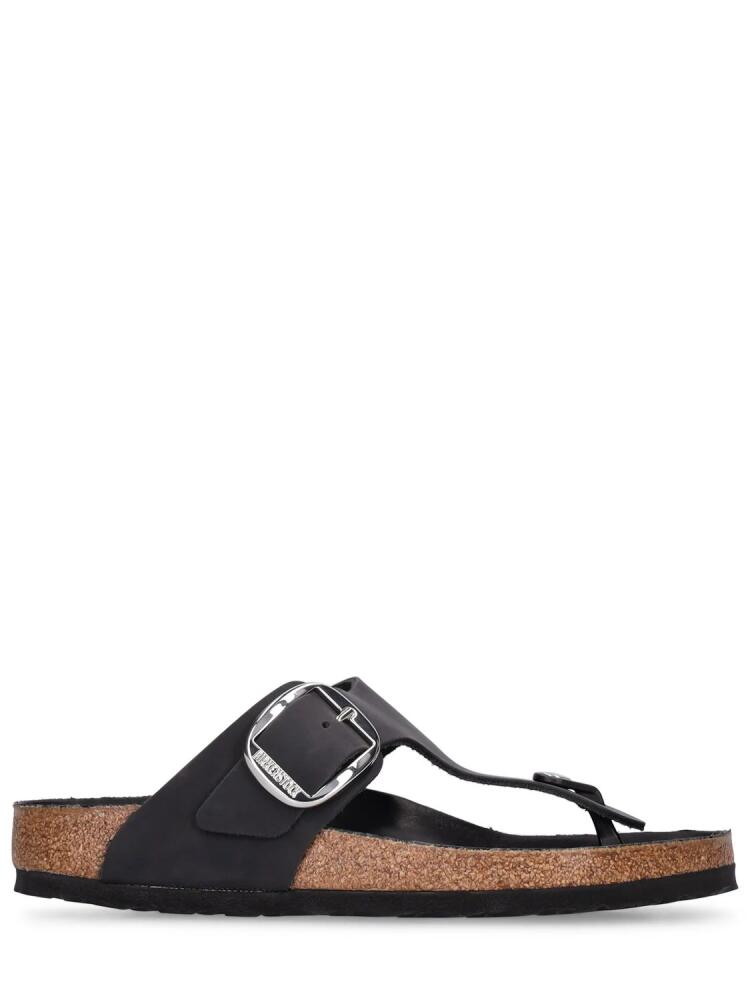 BIRKENSTOCK Gizeh Big Buckle Oiled Leather Sandals Cover