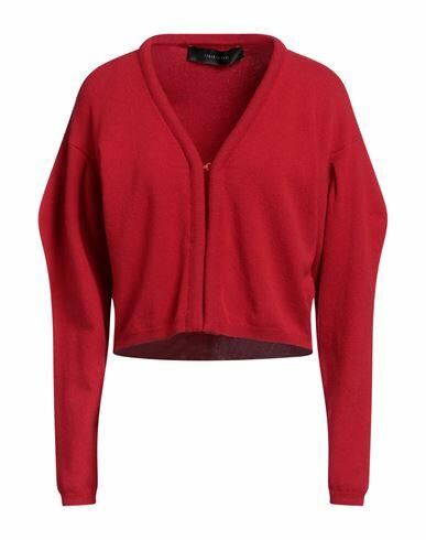 Federica Tosi Woman Cardigan Red Wool, Cashmere, Polyamide Cover