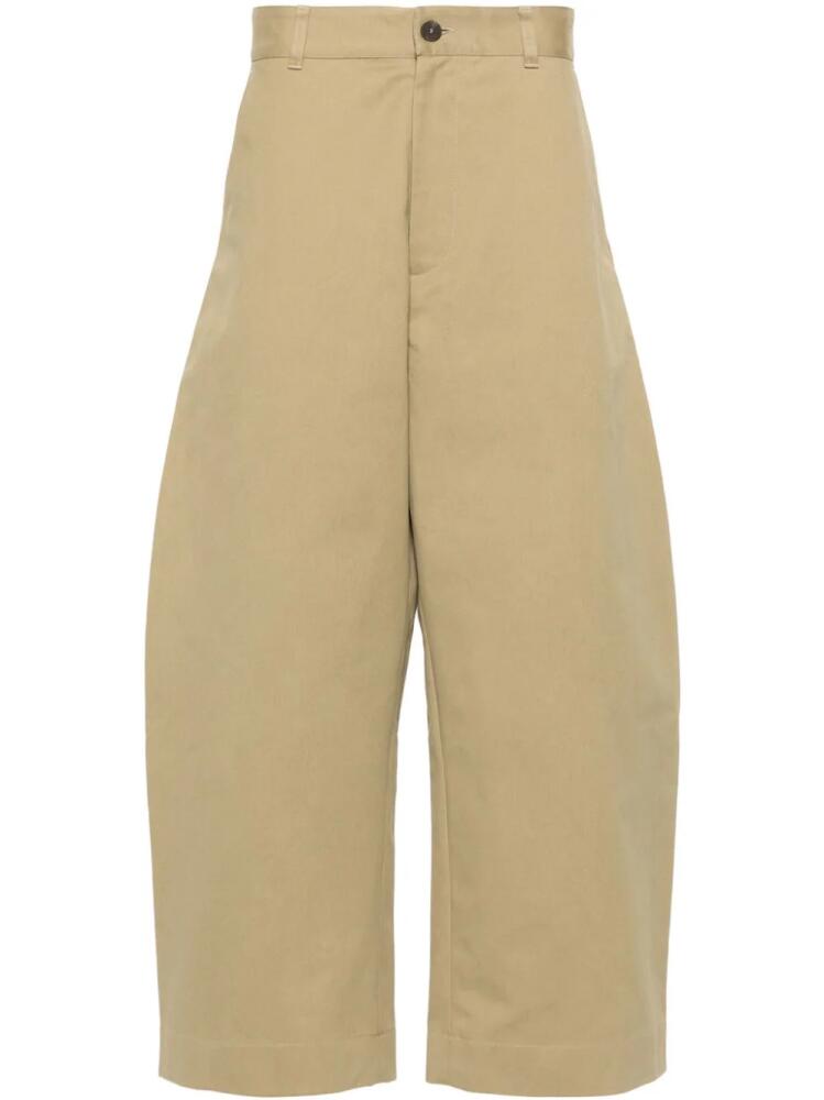 Studio Nicholson wide-leg cropped trousers - Neutrals Cover