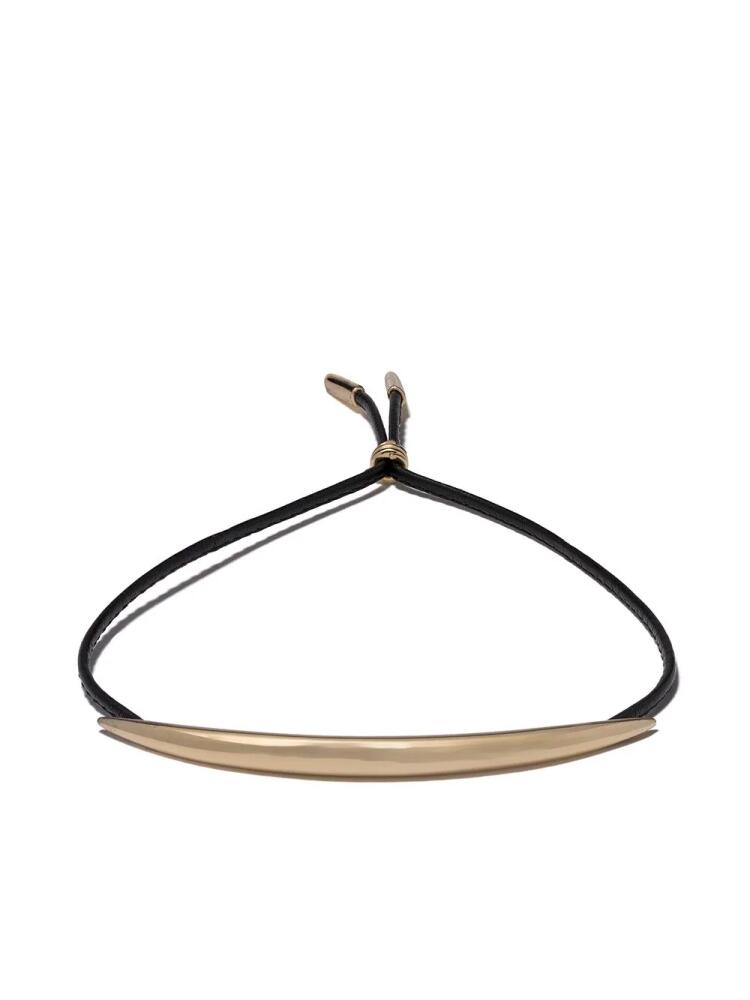 Shaun Leane Quill leather bracelet - Gold Cover