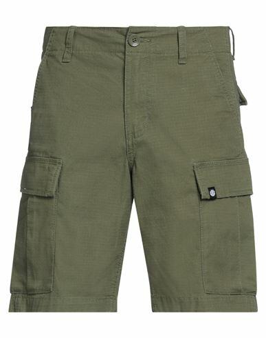 Element Man Shorts & Bermuda Shorts Military green Cotton Cover