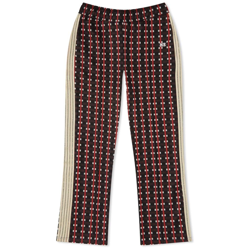 Wales Bonner Women's Power Track Pant in Brown/Red Cover