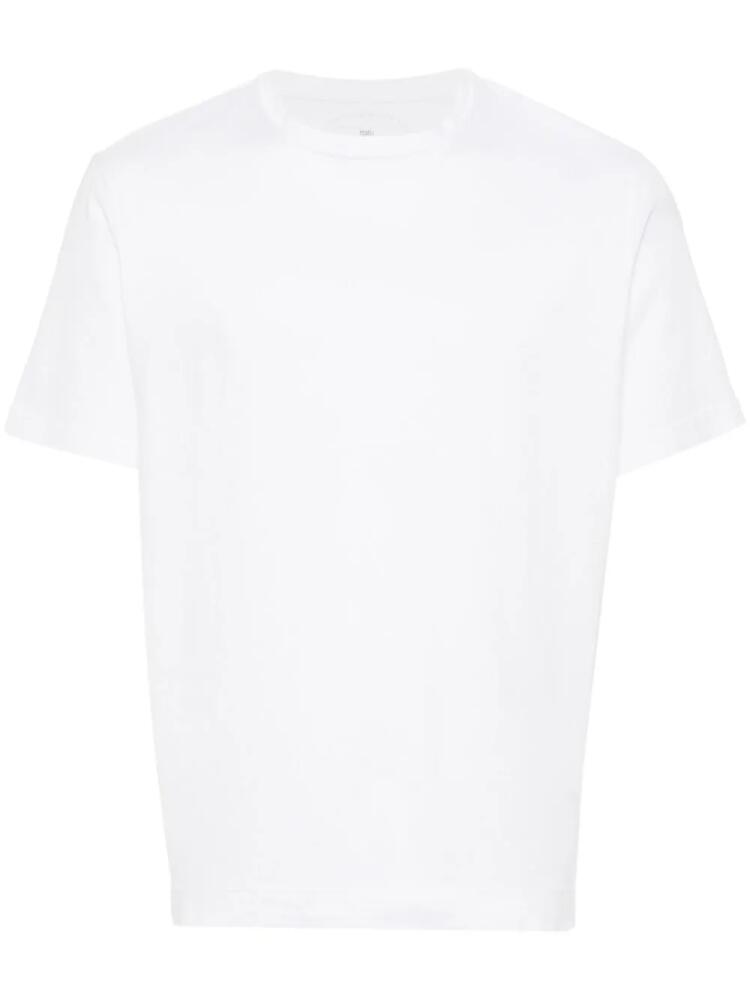 Fedeli crew-neck cotton T-shirt - White Cover