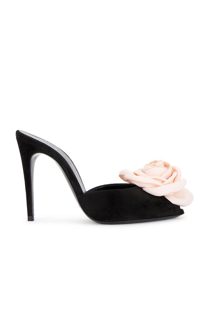 Magda Butrym Peep Toe Mule in Black Cover