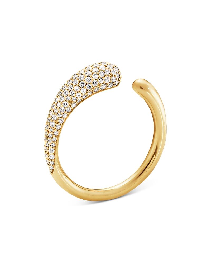 Georg Jensen 18K Yellow Mercy Diamond Ring Cover