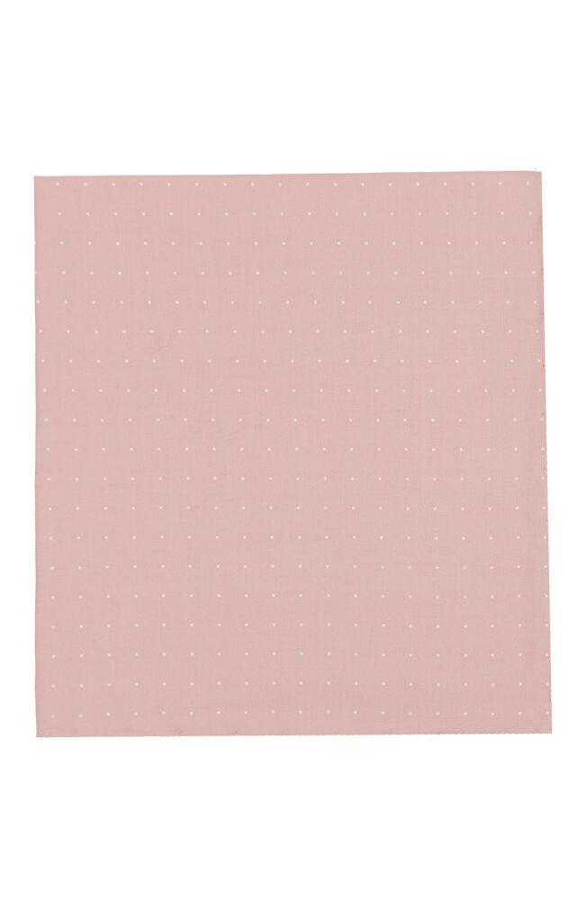 Brooklyn Brigade Dot Cotton Pocket Square in Rose Quartz Cover