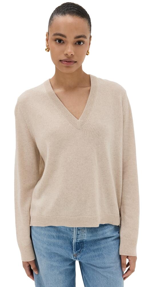 Jenni Kayne Flynn Cashmere Sweater Oatmeal Cover