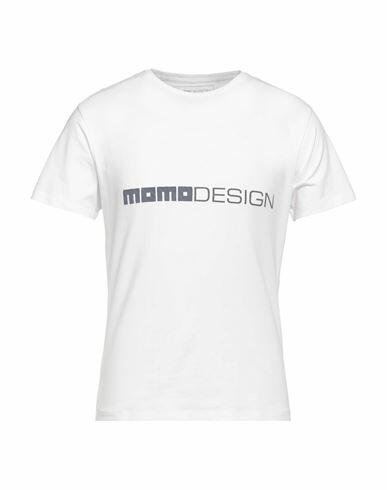 Momo Design Man T-shirt White Cotton, Elastane Cover