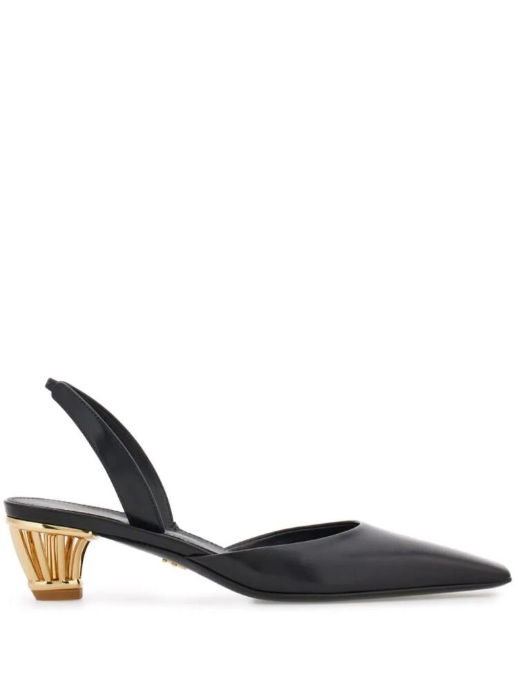 Ferragamo cage-heel slingback pumps - Black Cover