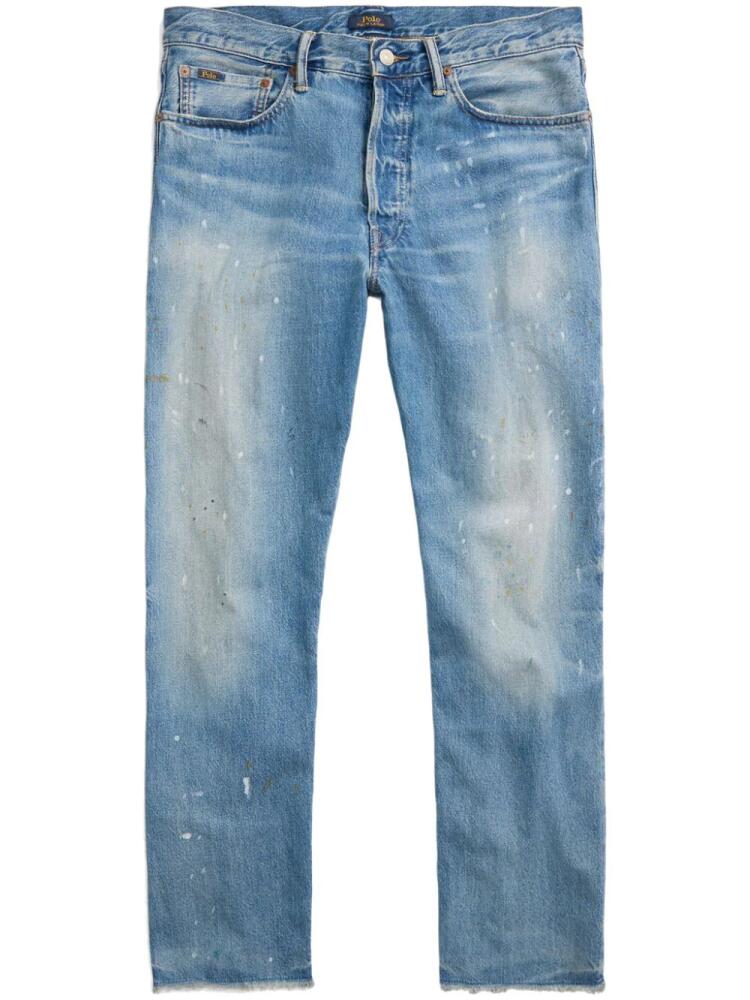 Polo Ralph Lauren distressed straight-leg jeans - Blue Cover