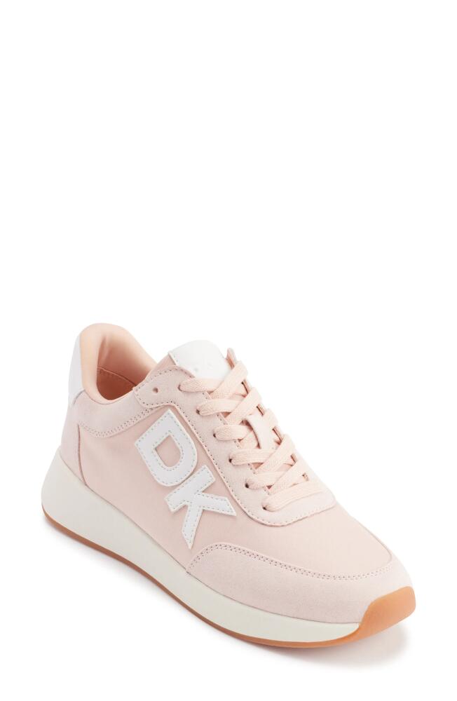 DKNY Monogram Sneaker in Pale Blsh Cover