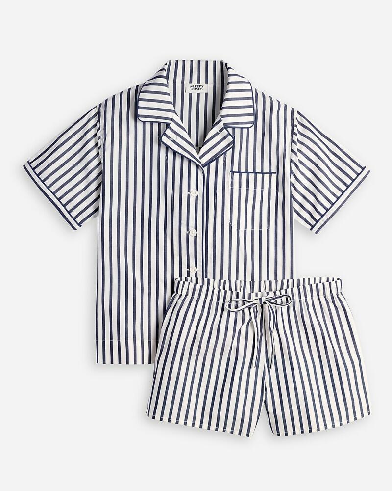 J.Crew Sleepy Jones women's Corita pajama set in Breton stripe Cover