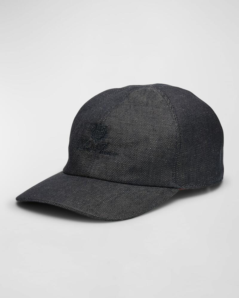 Loro Piana Men's Linen Drill My Baseball Hat Cover