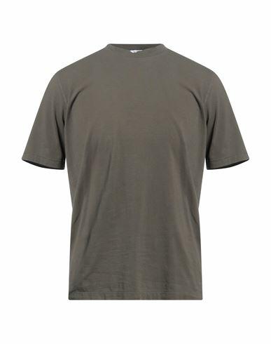 Kired Man T-shirt Military green Cotton, Elastane Cover