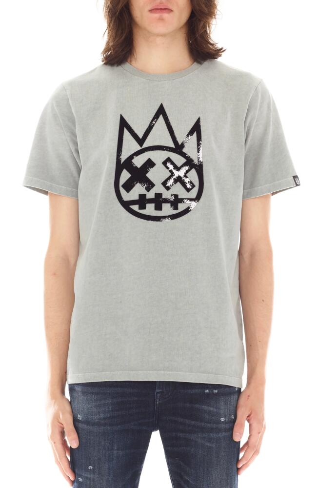 Cult of Individuality Shimuchan Cotton Graphic T-Shirt in Vintage Grey Cover