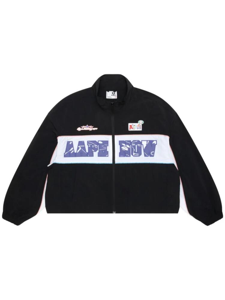 AAPE BY *A BATHING APE® logo-appliquéd jacket - Black Cover