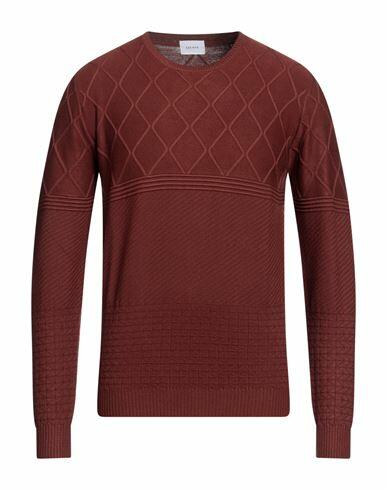 Sseinse Man Sweater Rust Viscose, Nylon Cover