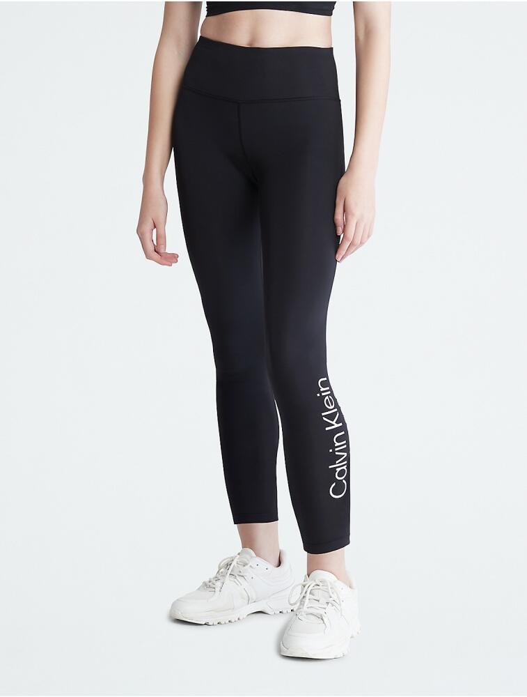 Calvin Klein Women's Performance Sleek High Rise 7/8 Leggings - Black Cover