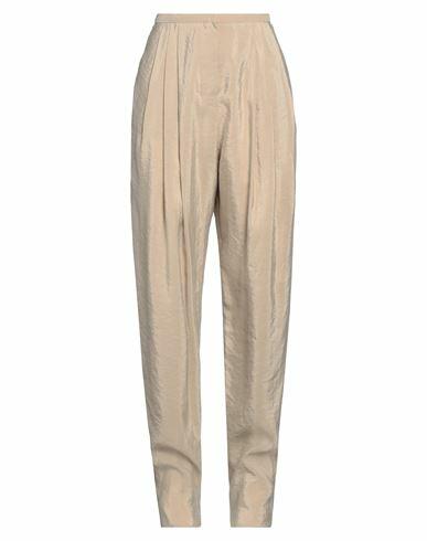 Emporio Armani Woman Pants Beige Silk, Polyamide Cover