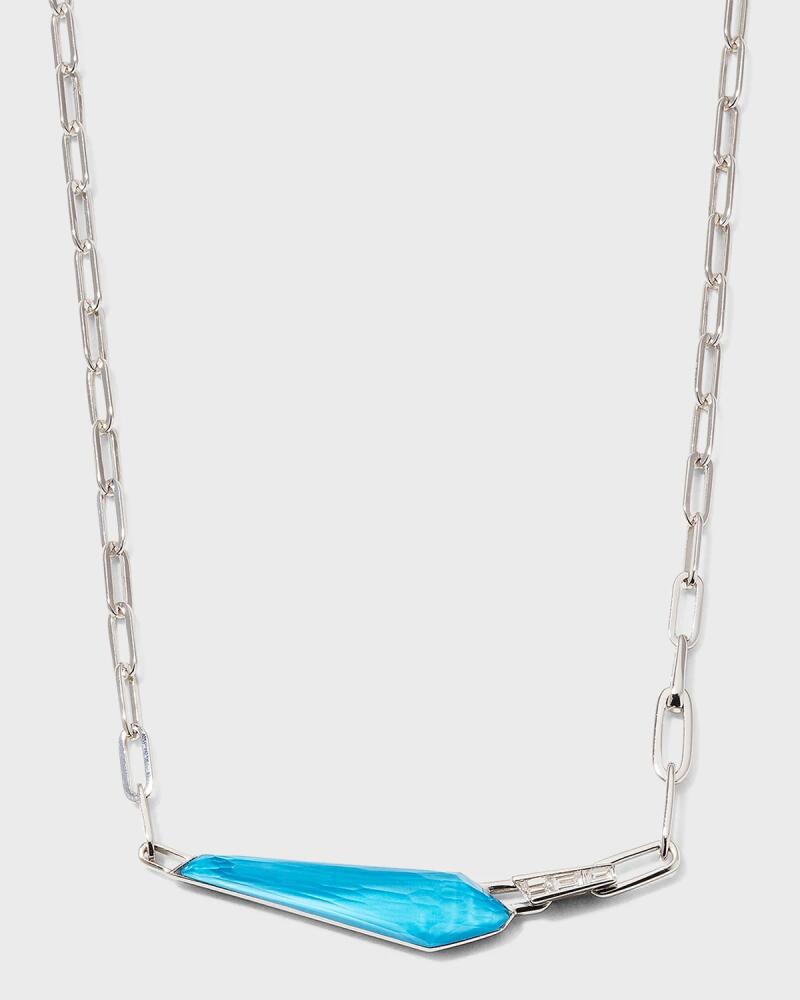 Stephen Webster Slimline Shard Linked Choker with Turquoise Clear Quartz Cover