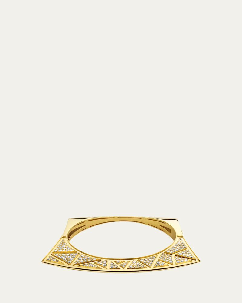 Dries Criel 18K Yellow Gold Lotus Bracelet with Diamonds Cover