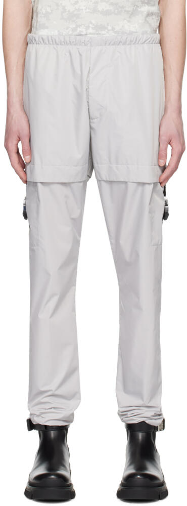 Givenchy Gray Buckle Cargo Pants Cover