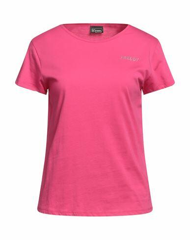 Freddy Woman T-shirt Fuchsia Cotton Cover