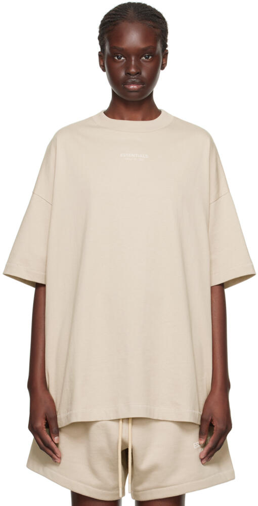 Fear of God ESSENTIALS Taupe Crewneck T-Shirt Cover