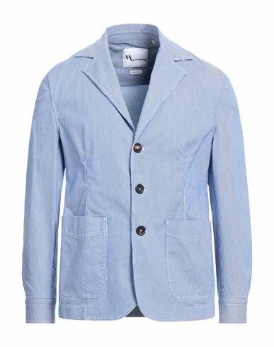 Doppiaa Man Blazer Blue Cotton, Elastane Cover