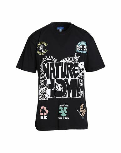 Market Nature Is Home T-shirt Man T-shirt Black Cotton Cover