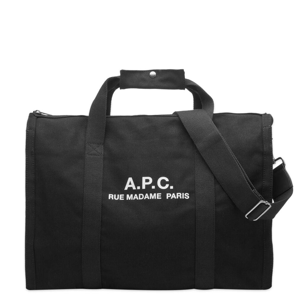 A.P.C. Men's Recuperation Gym Bag in Black Cover