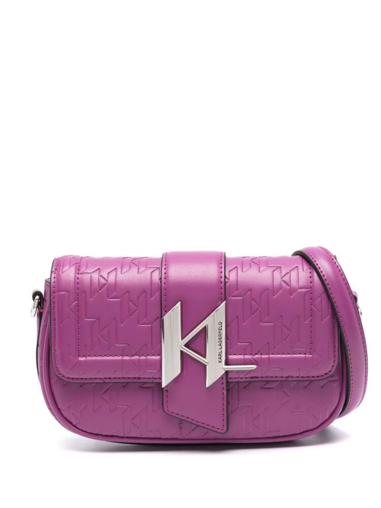 Karl Lagerfeld K/Saddle crossbody bag - Purple Cover