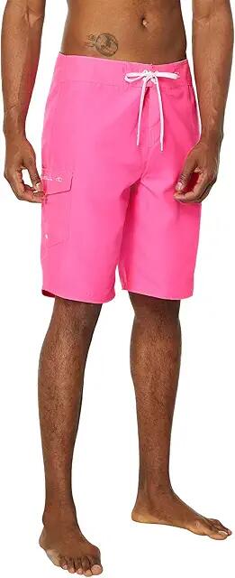 O'Neill Santa Cruz Solid 2.0 Boardshorts (Neon Pink) Men's Swimwear Cover