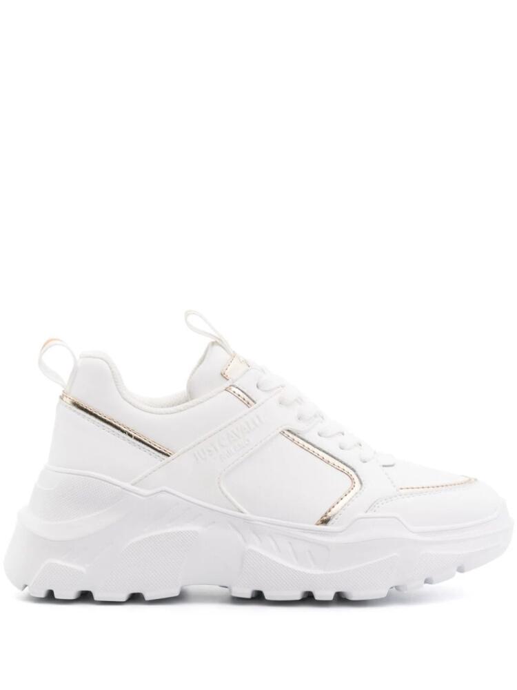 Just Cavalli panelled chunky sneakers - White Cover