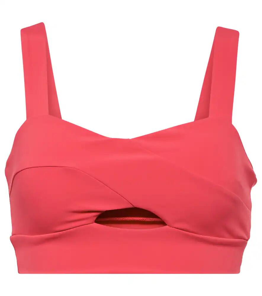 Lanston Sport Hypnotic cutout sports bra Cover