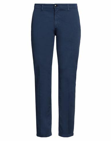 Herman & Sons Man Pants Bright blue Cotton, Elastane Cover