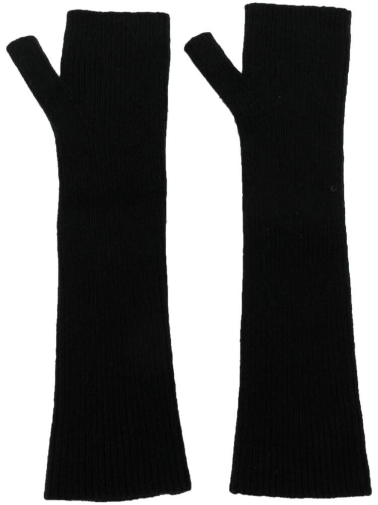 N.Peal long wristwarmers - Black Cover