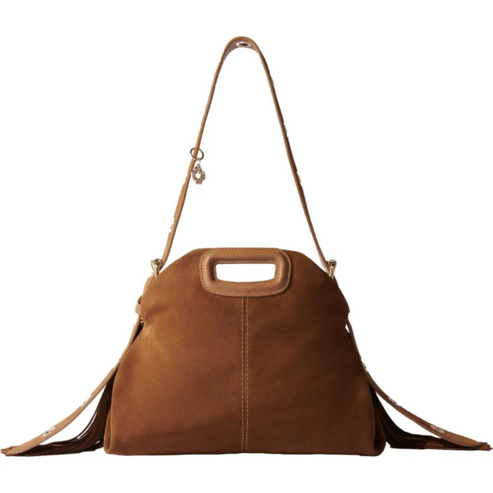 maje Suede Miss M bag in Camel Cover