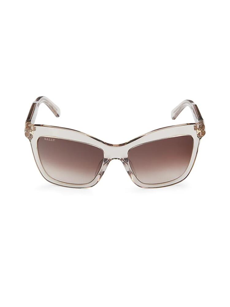 Bally Women's 56MM Butterfly Sunglasses - Beige Cover