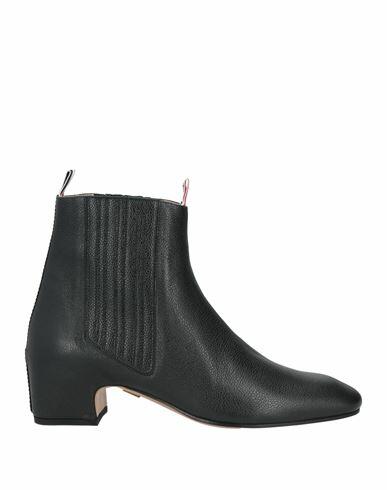 Thom Browne Man Ankle boots Black Leather Cover