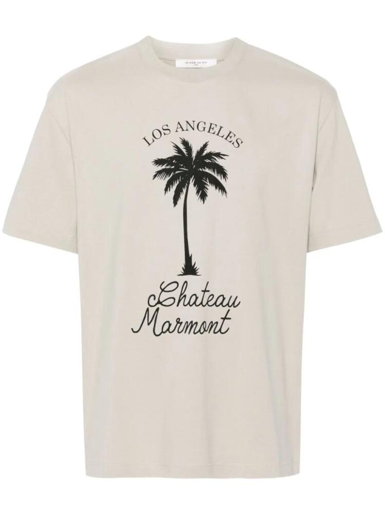 Ih Nom Uh Nit palm tree-print T-shirt - Grey Cover