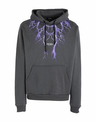 Phobia Archive Hoodie With Lightning Man Sweatshirt Lead Cotton Cover