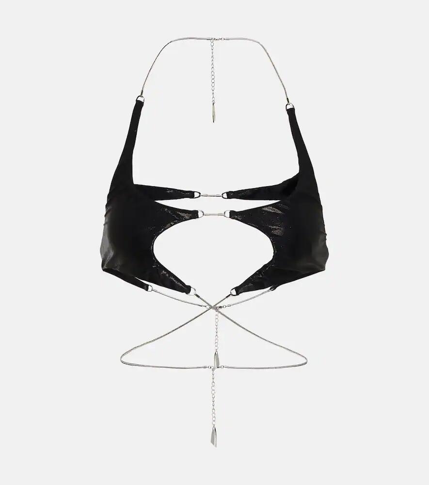 Mugler Cutout bikini top Cover